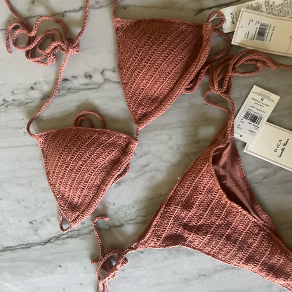 NWT - RVCA x Camille Rowe Bikini